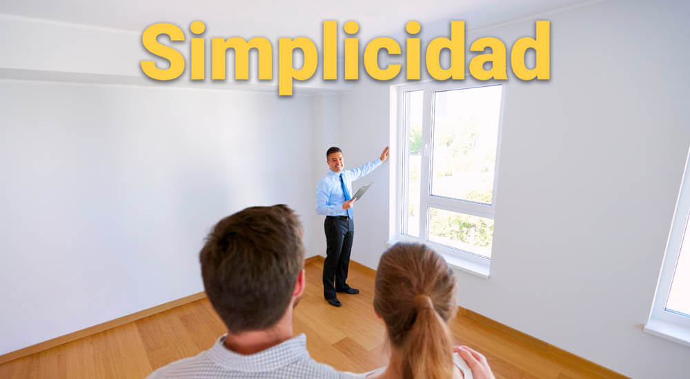 simplicidad al contratar un agente inmobiliario